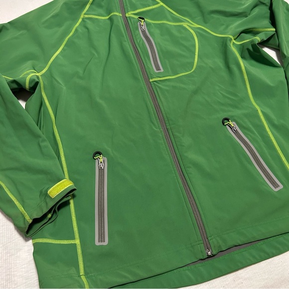 Duluth Trading Softshell‎ Jacket Hooded Mens Extra Large Tall Full Zip Green - Picture 2 of 10